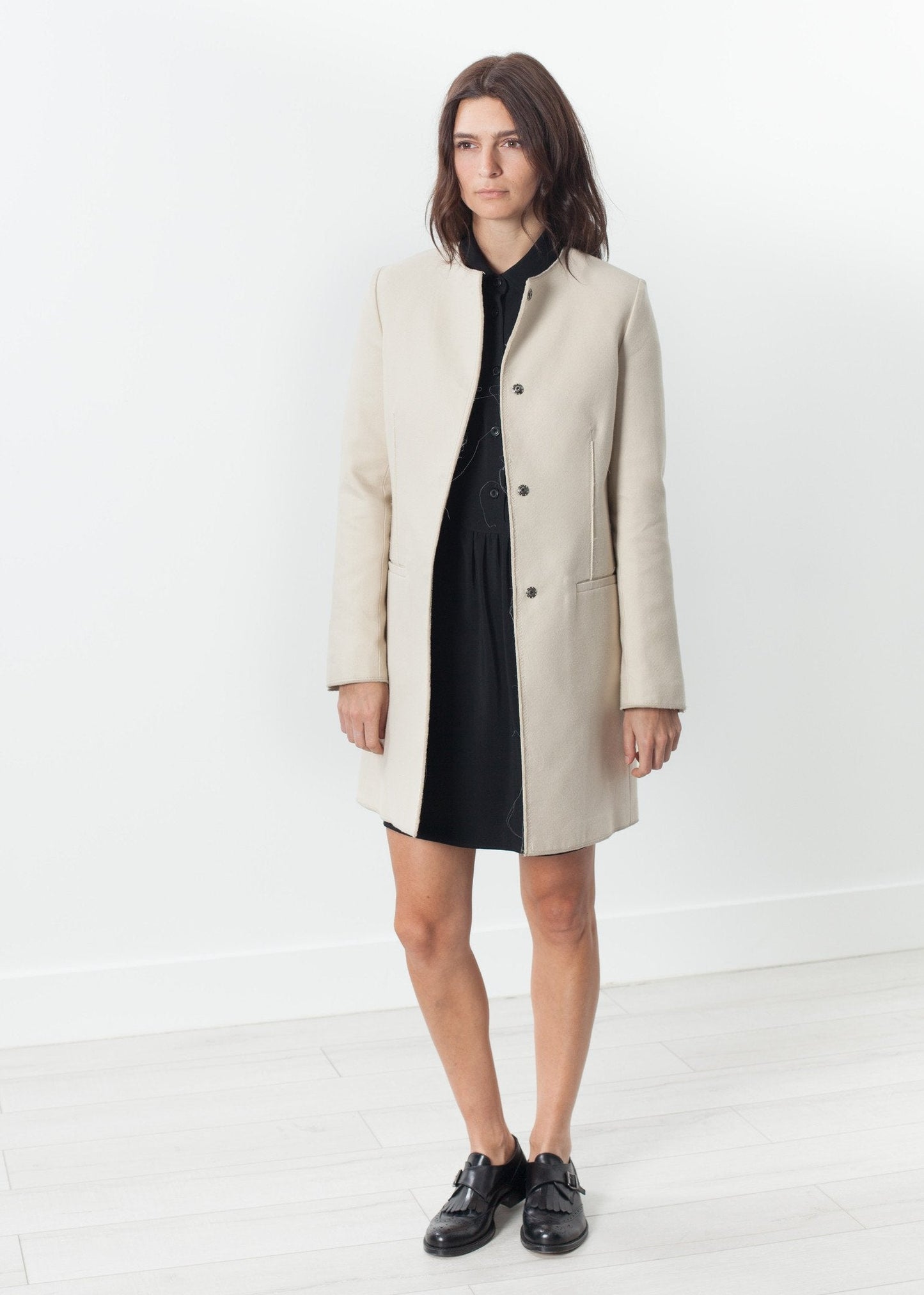 Chaqueta Tessuto en Crema