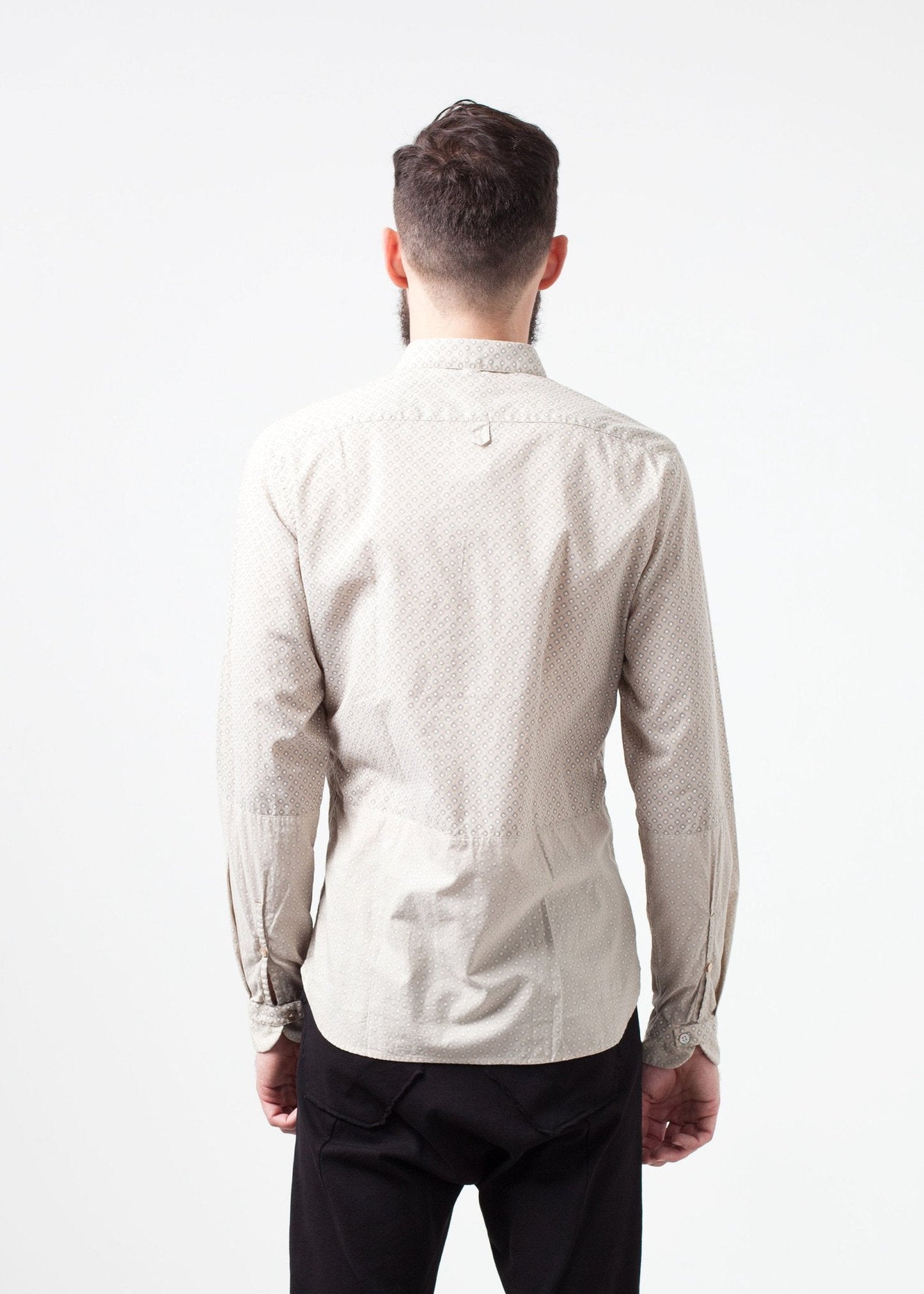 Botones Estampados en Beige
