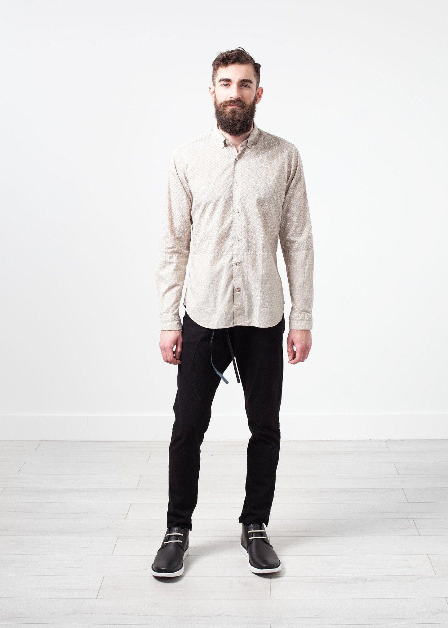 Botones Estampados en Beige