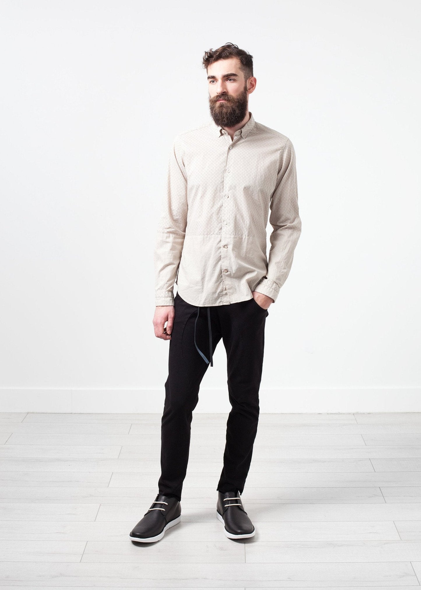 Botones Estampados en Beige