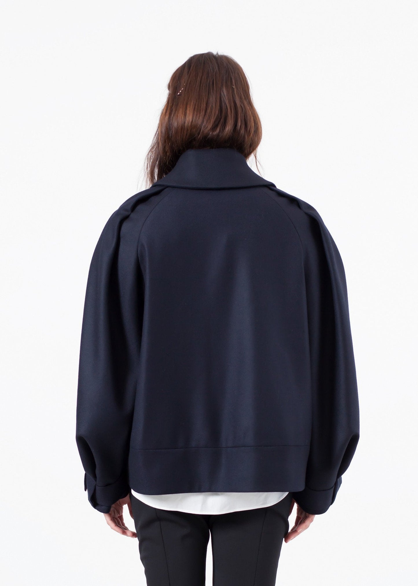 Veste cocon en laine