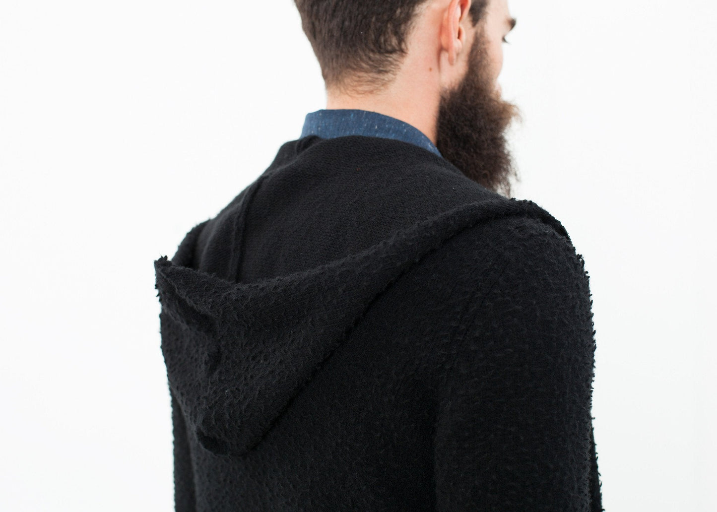PULL ZIPPÉ EN NOIR