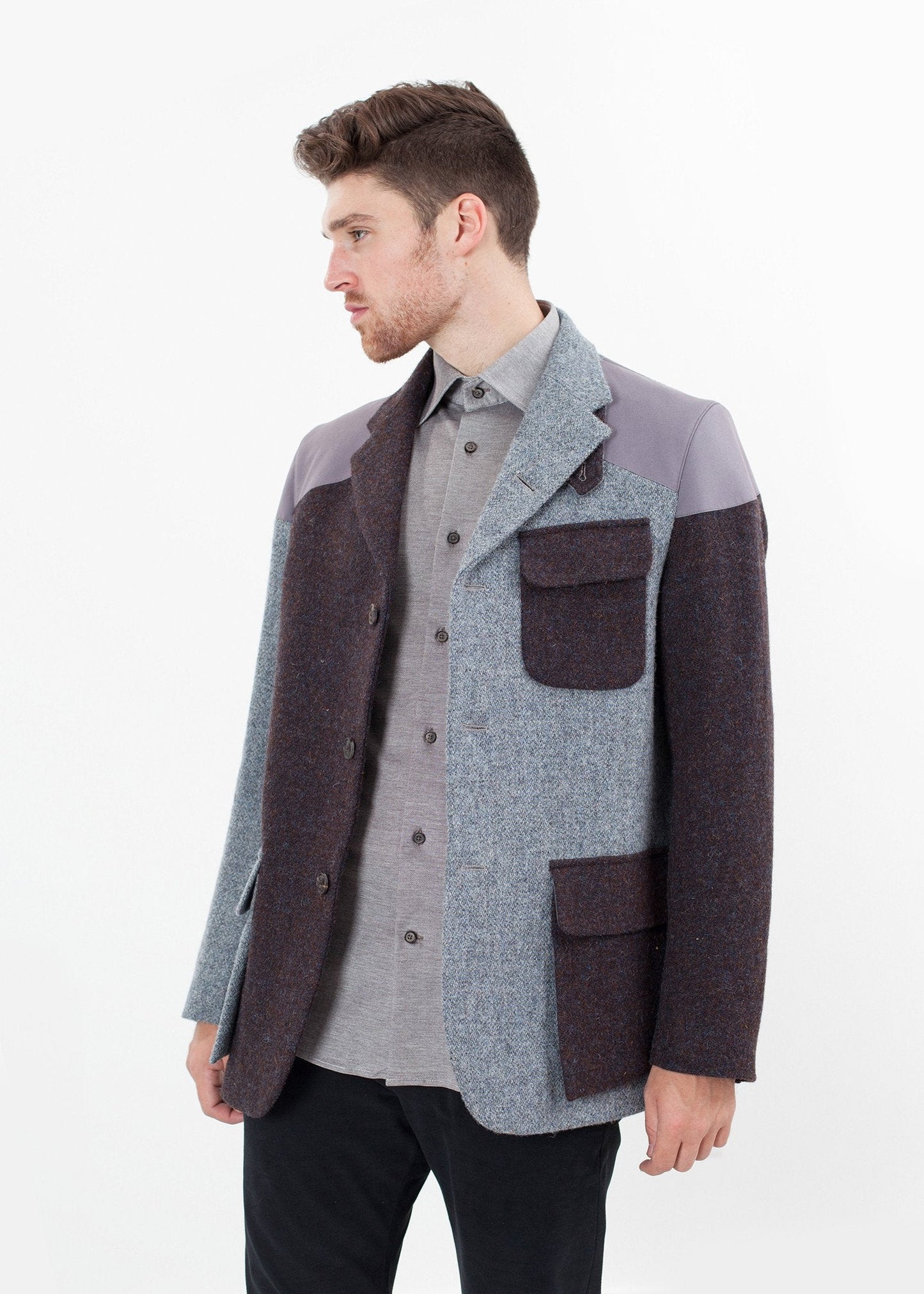 Veste Crazy Mallory en bleu mélangé