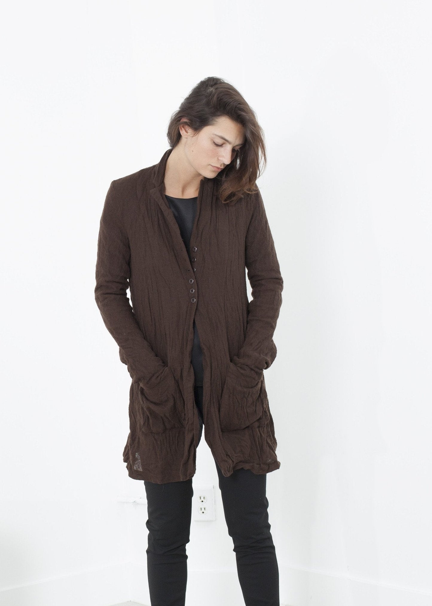 Veste en laine Ghost en marron