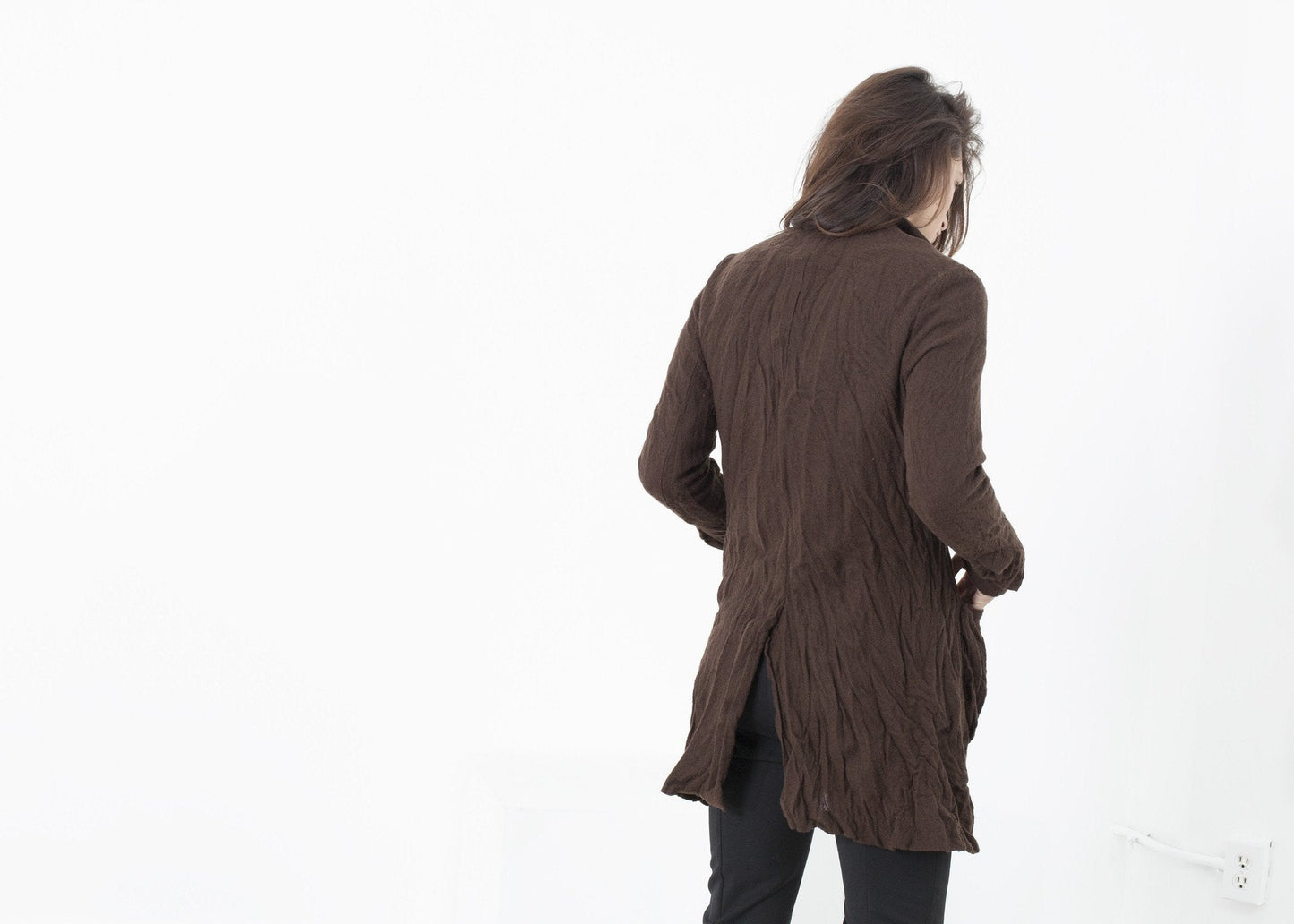 Veste en laine Ghost en marron