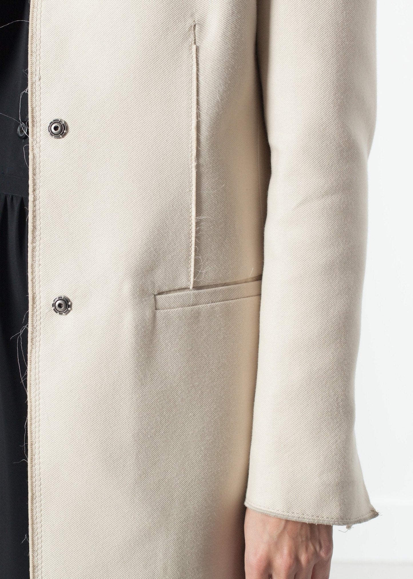 Chaqueta Tessuto en Crema