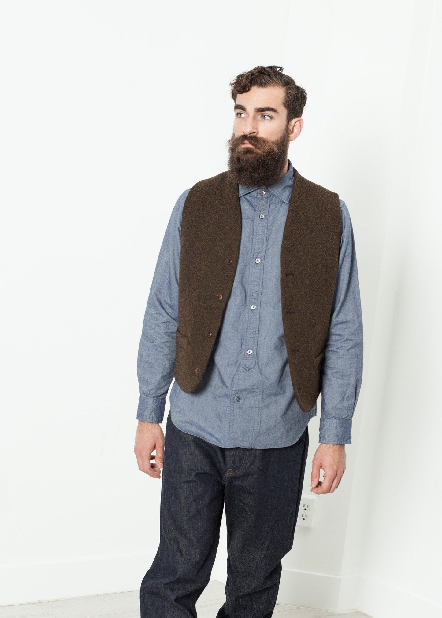 Gilet Kobe en marron