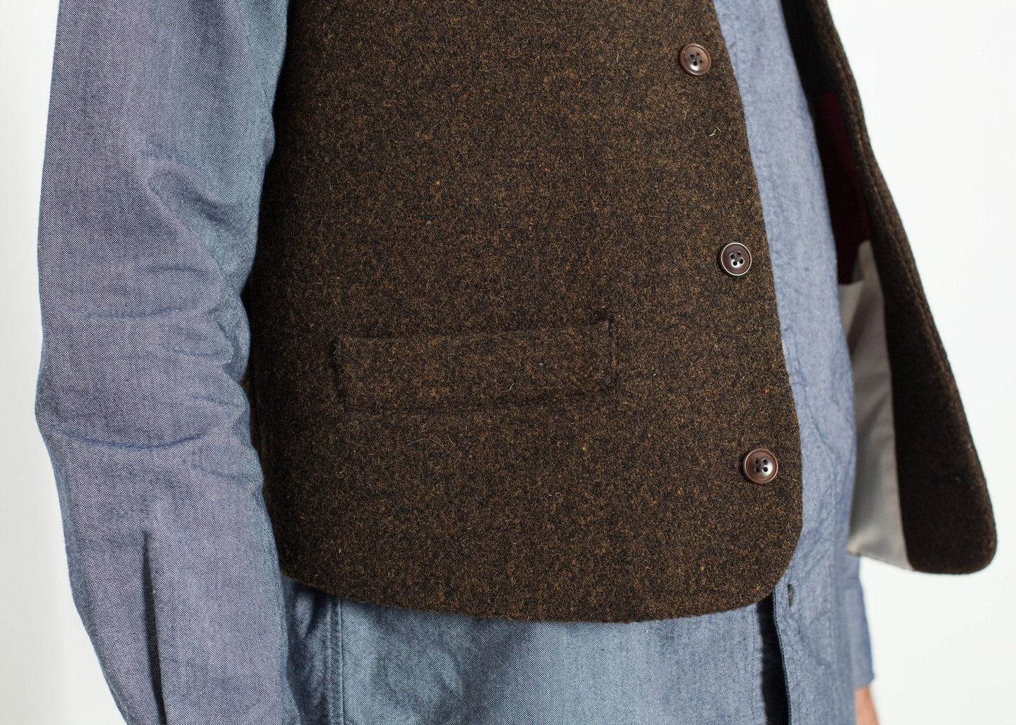 Gilet Kobe en marron