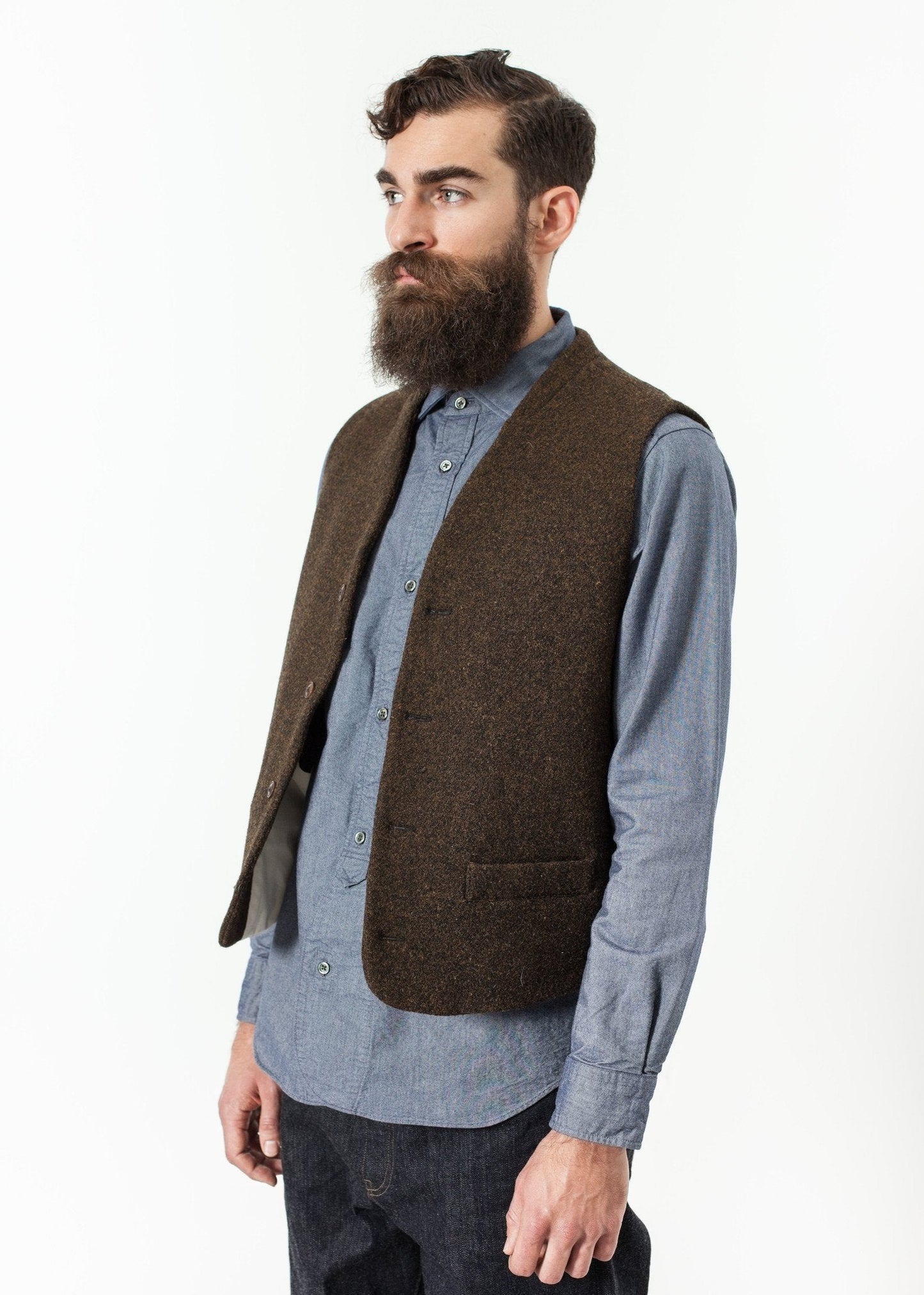Gilet Kobe en marron
