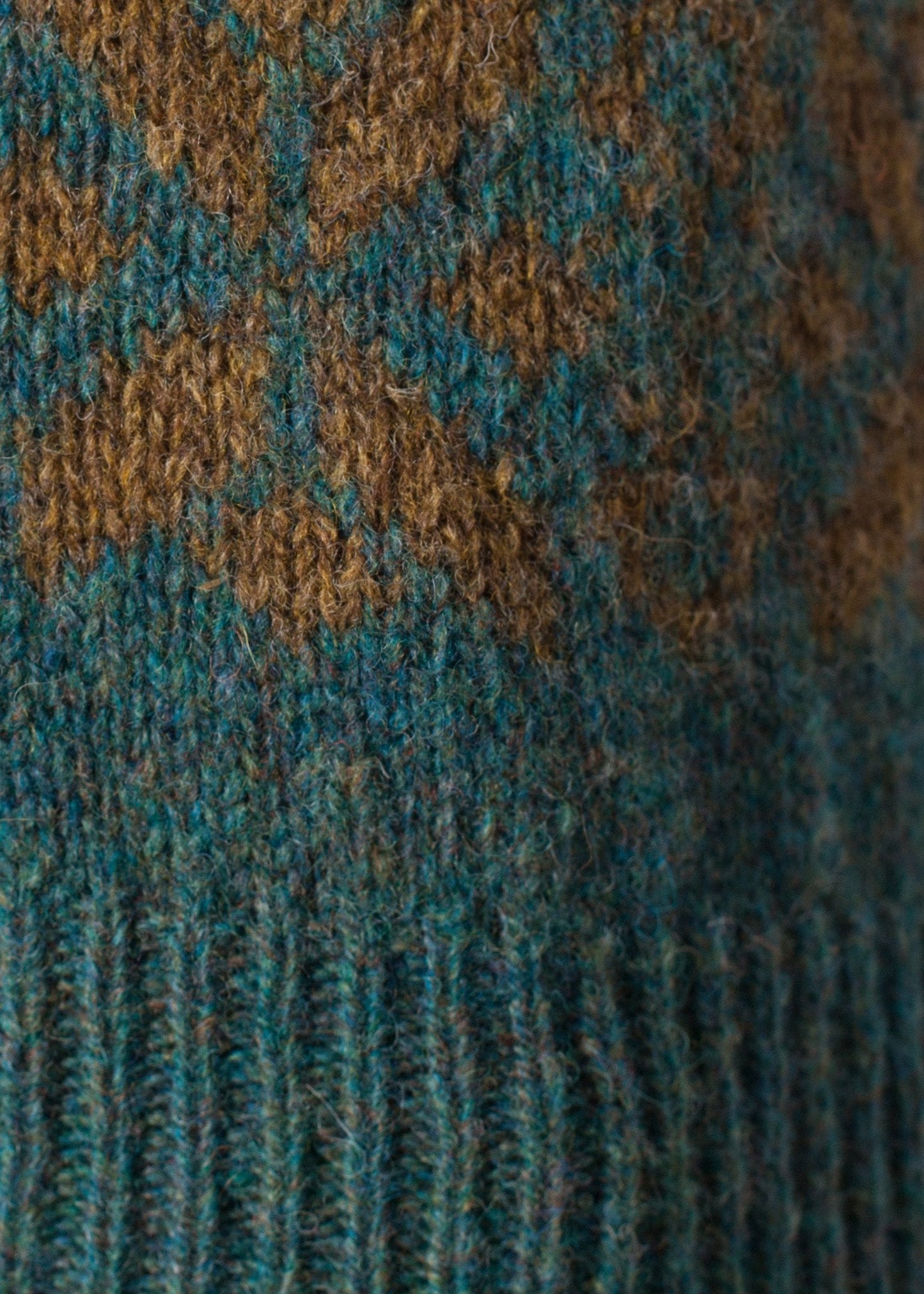 Chaleco Fair Isle en Army