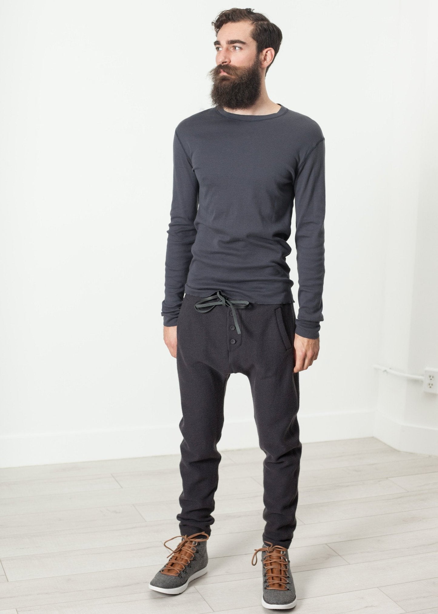 Camisa Secon Shale en Slate