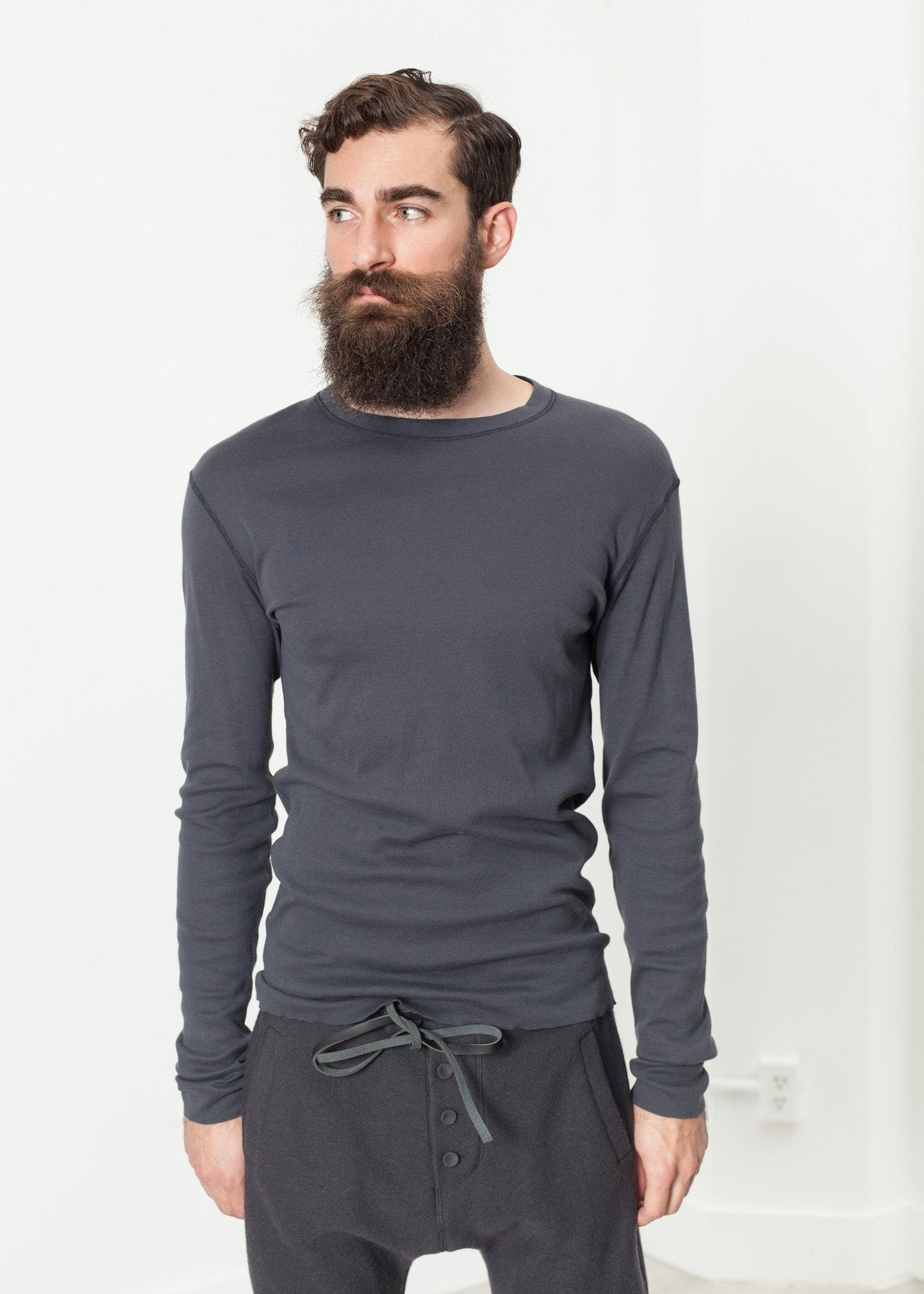 Camisa Secon Shale en Slate