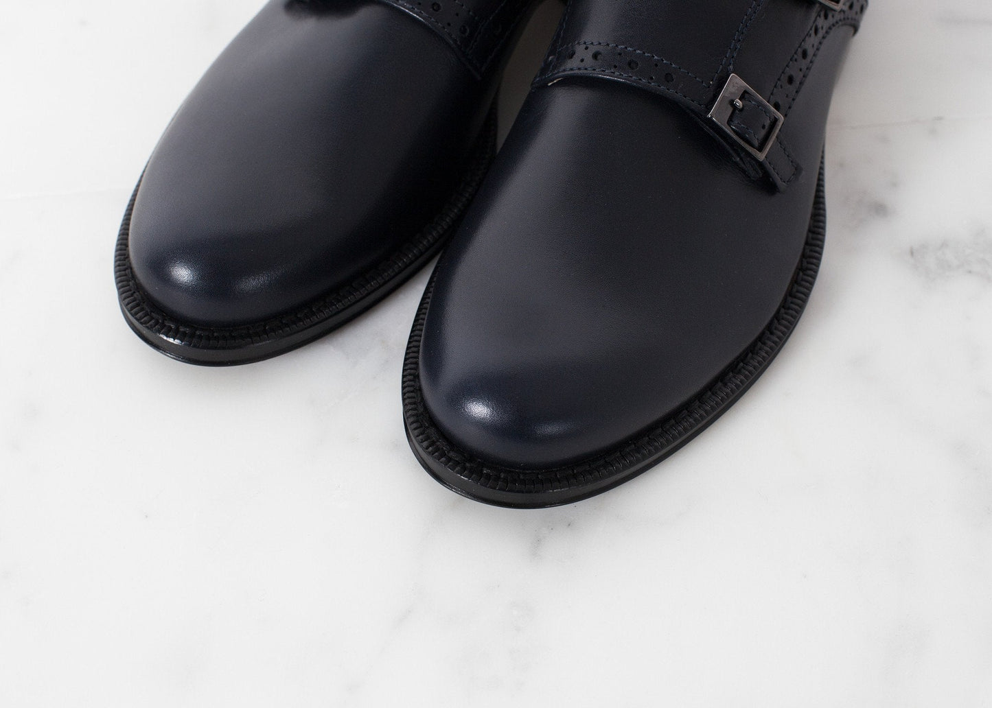 Zapato Hebilla en Azul Marino