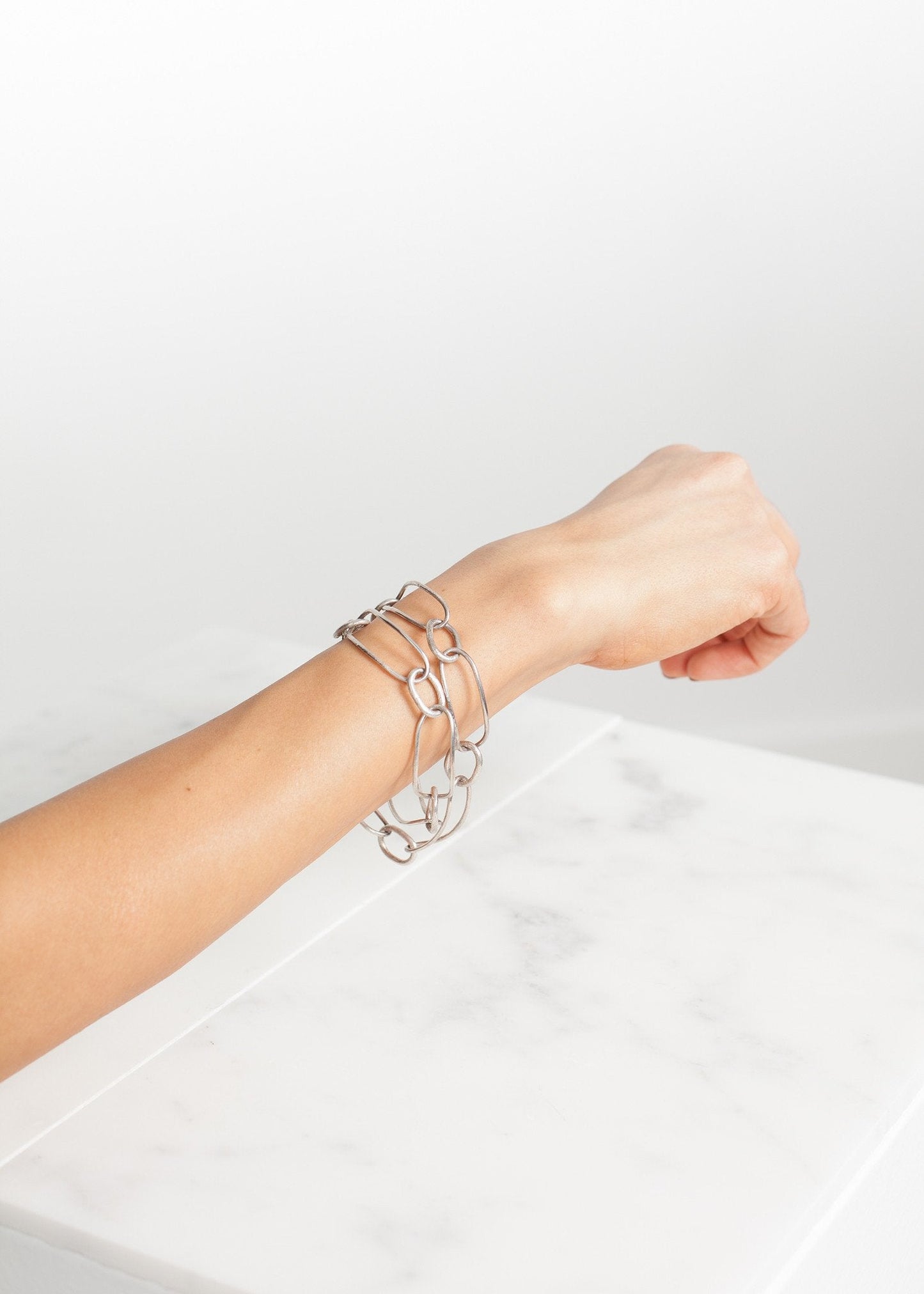 Pulsera 70 en Plata Bruñida