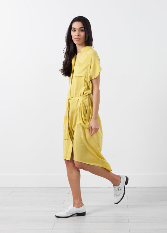 Robe chemise en soie Ultime