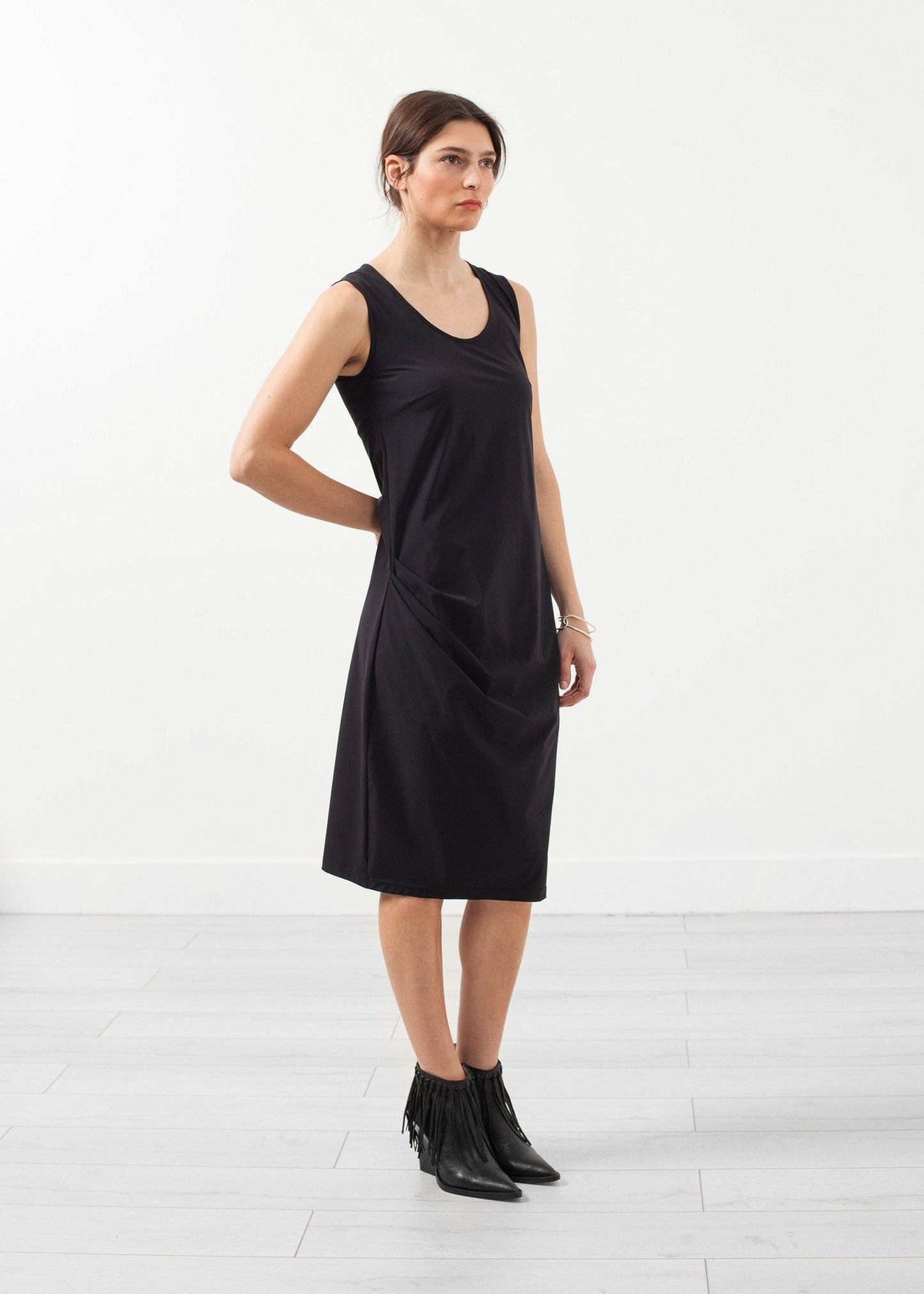 Vestido ajustado sin mangas