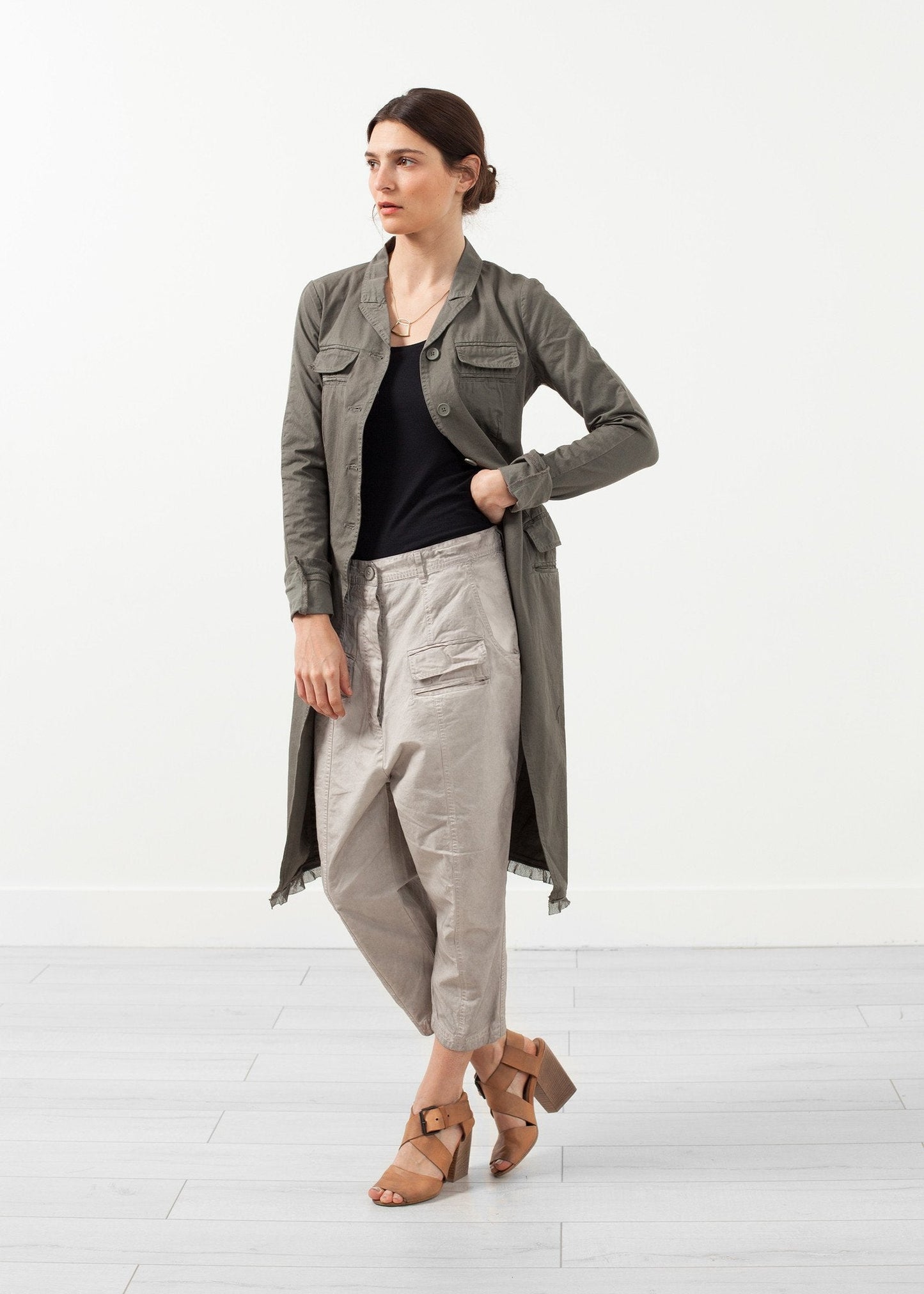 Veste militaire longue
