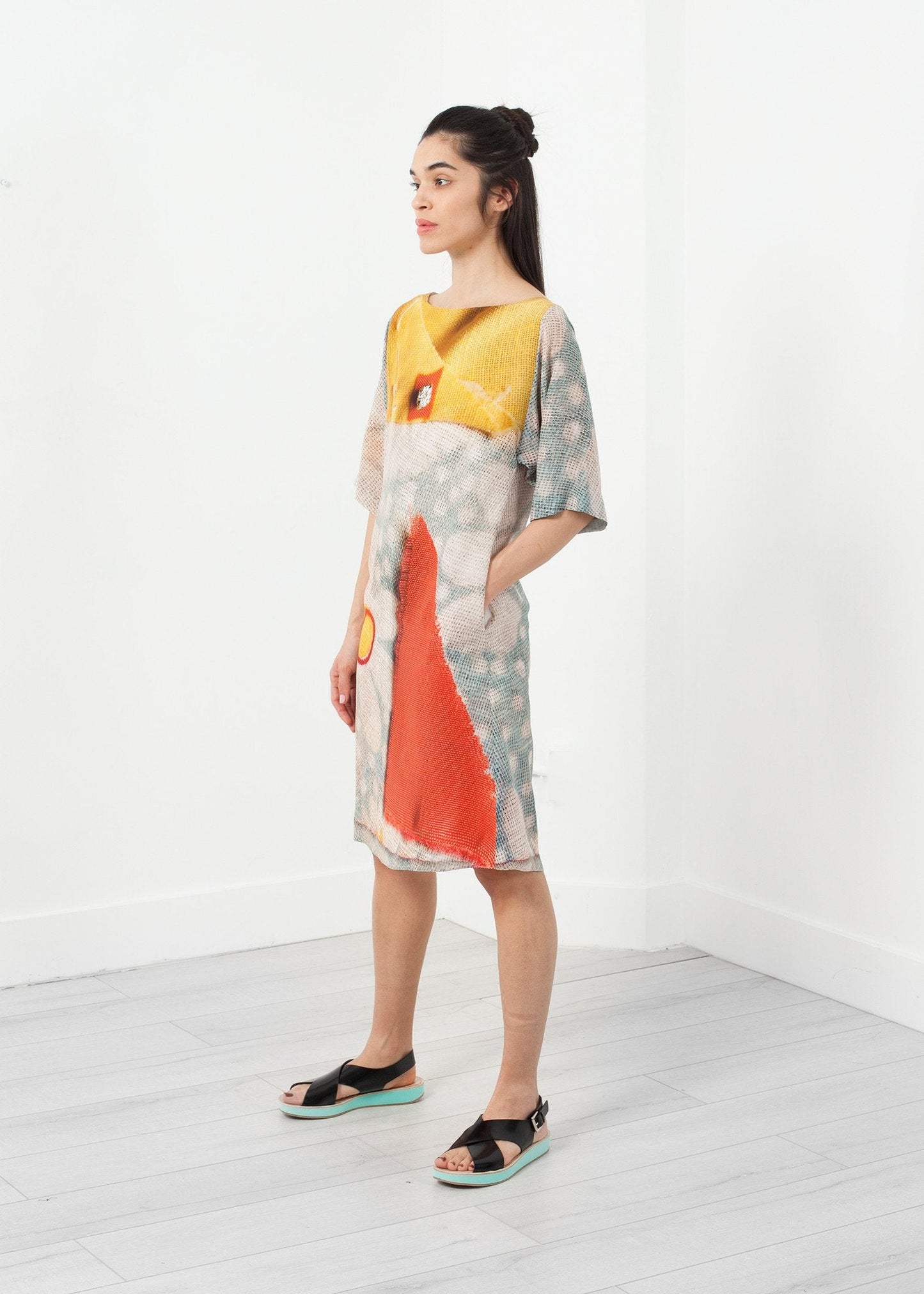 Vestido Kimono Manga 3/4 2