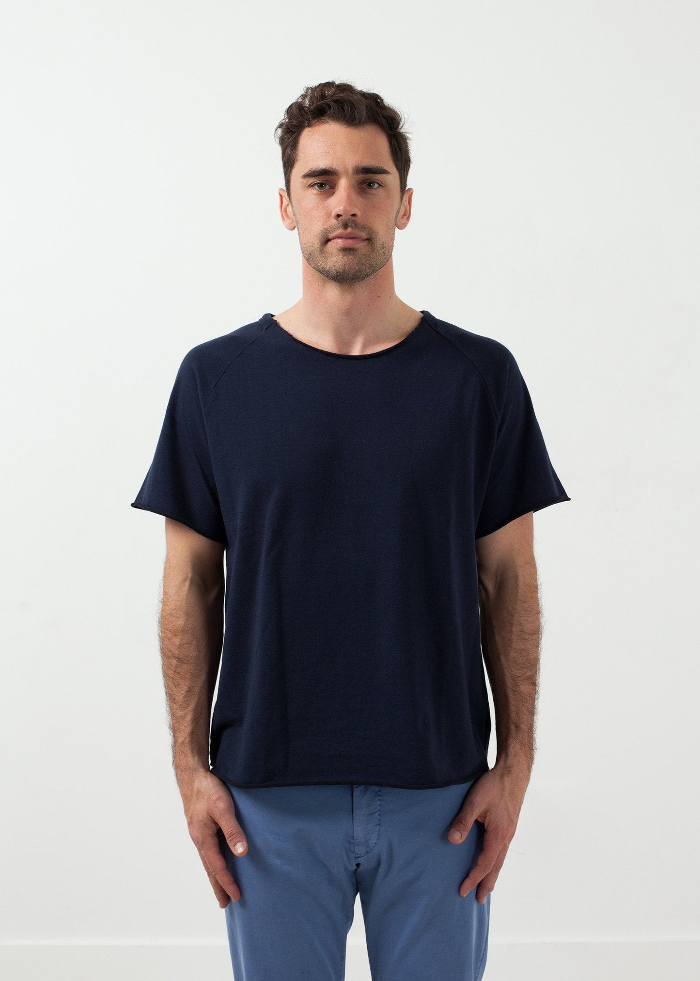 Camisa unisex de tencel de algodón