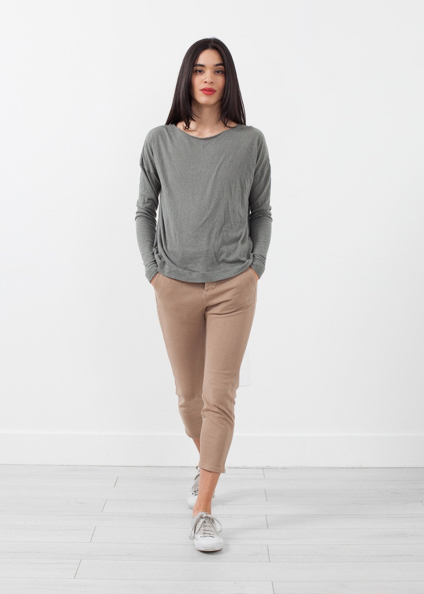 Pantalón chino de punto