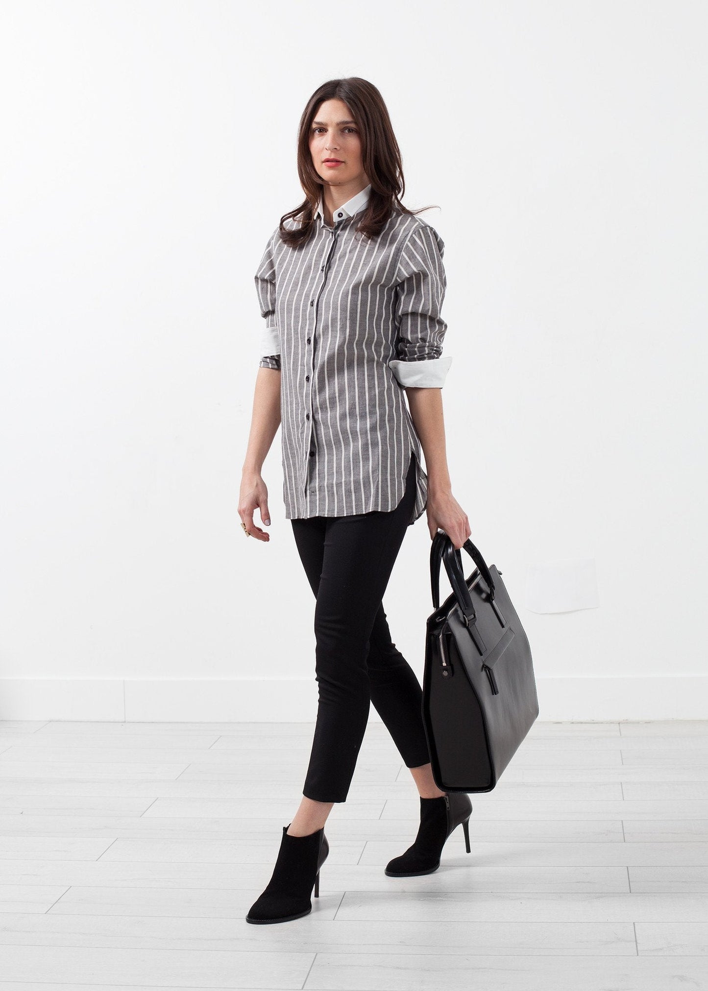 Camisa de esmoquin a rayas