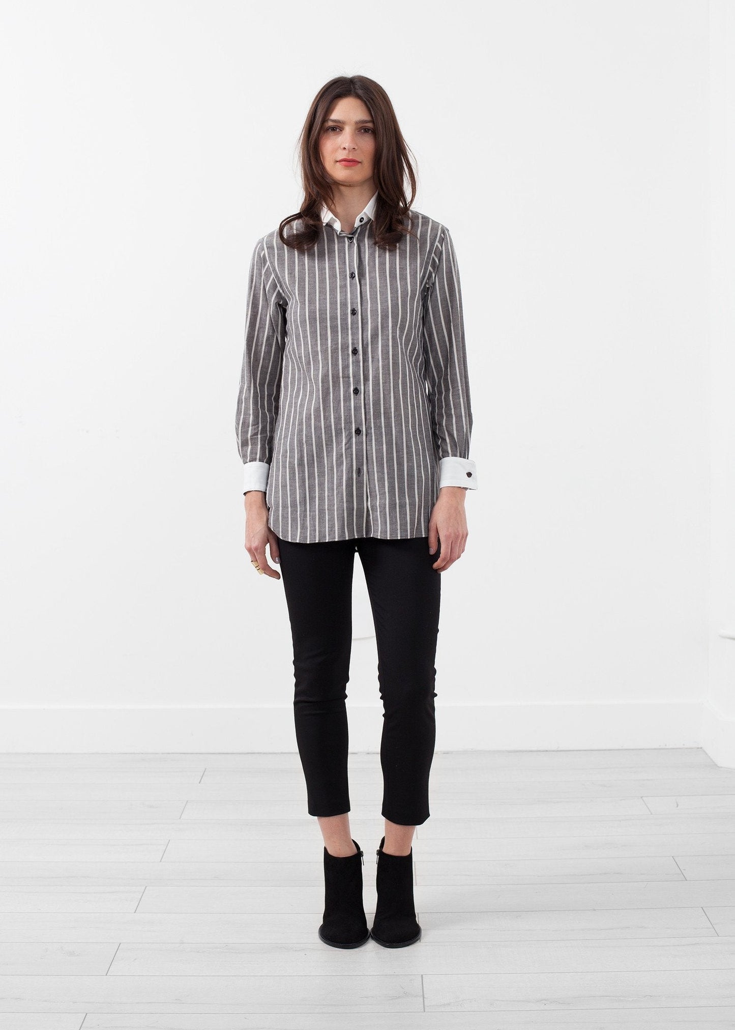 Camisa de esmoquin a rayas