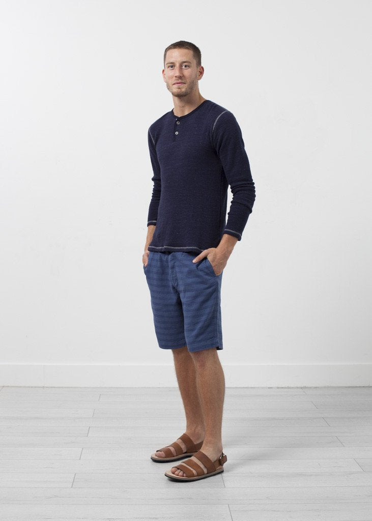 Henley à deux boutons