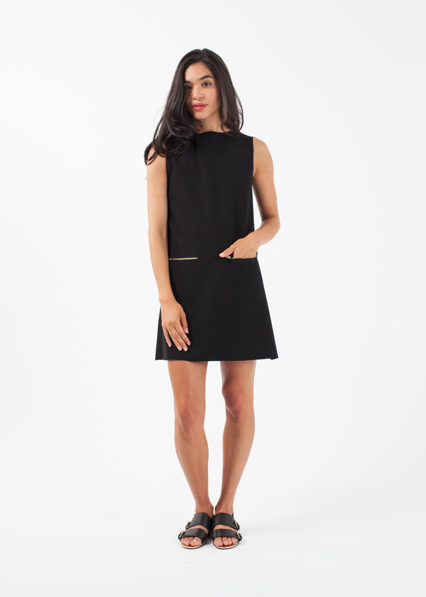 Vestido sin mangas